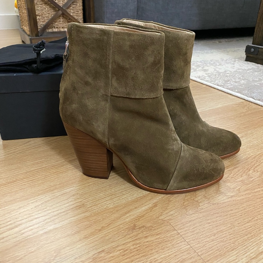 Rag & Bone Classic Newbury Suede Boots 38